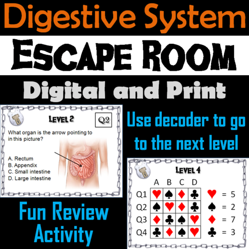 Digestive System: Escape Room - Science: Anatomy