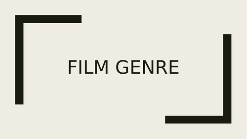 Film Genre Conventions & Trailers Unit Complete