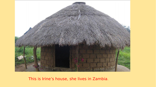 Powerpoint about a child's home in Africa
