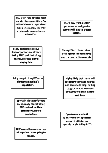 GCSE Revision lesson Prohibited Substances (AQA) with activities included