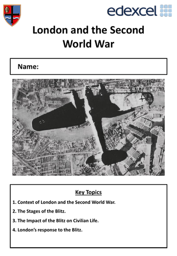 London and the Second World War, Edexcel (9-1)