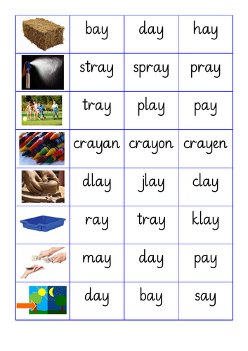 Phase 5 multiple choice reading activity and matching book pictures