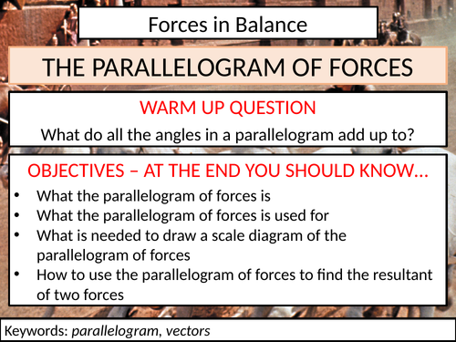 The Parallelogram of Forces