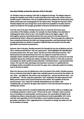 Eric essay grade 9 picture