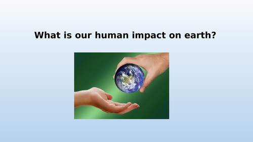 PSHME-LITTERING/HUMAN IMPACT PRESENTATION