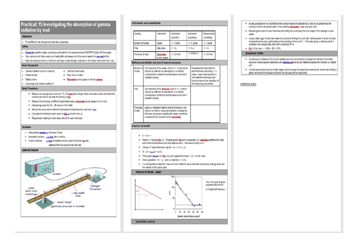 Physics A level CPAC Sample Pages | Teaching Resources