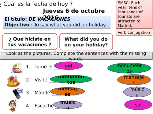 Viva 2 Modulo 1 Vacaciones Unit 2 Que hiciste