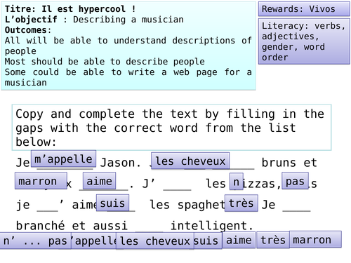 Studio 1 Module 1 C'est perso Unit 5  Il est hypercool !