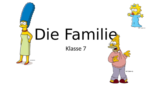 Die Familie Teaching Resources