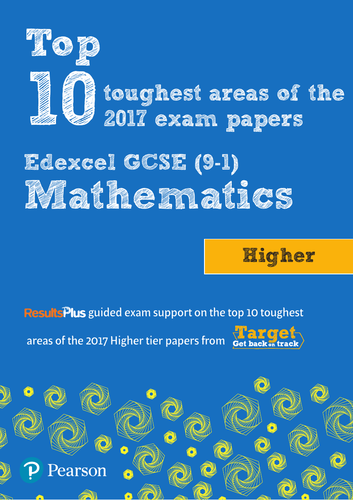 GCSE top 10 areas to targer Higher