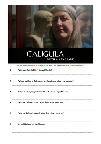 Caligula with Mary Beard