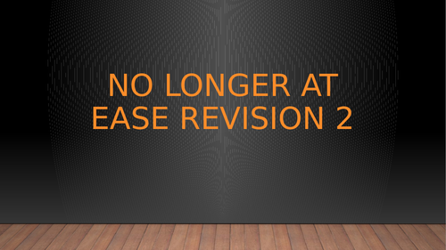 No Longer at Ease Revision Bundle