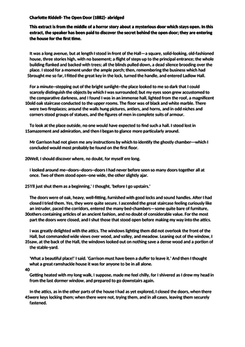 Language Revision- Paper 1 and 2 AQA with sources