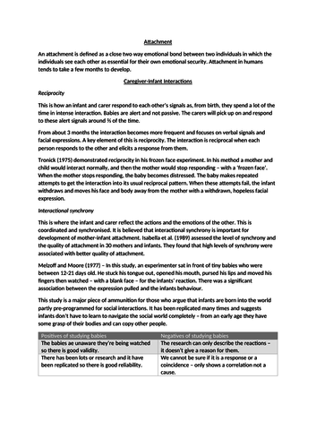 Aqa psychology attachment essay questions picture