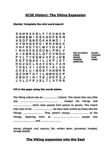 Viking Expansion into the East