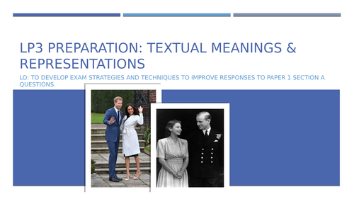 A Level English Language Textual Meanings and Representations - Comparison