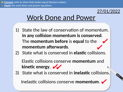 GCSE Physics: Work Done and Power
