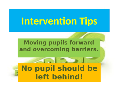 A comprehensive training resource on intervention in, and out, of the classroom.