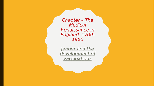 Edward Jenner and vaccinations