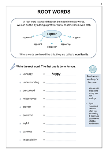 Root Words