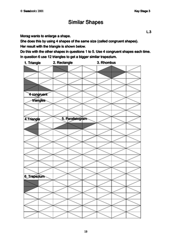 GCSE Edexcel Maths Shape Similarity & Congruence