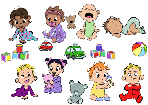 baby toy clip art