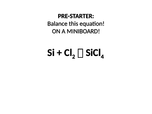 2018 AQA GCSE Chemistry Unit 1 (C1): Quantitative Chemistry - Equations and Calculations L2