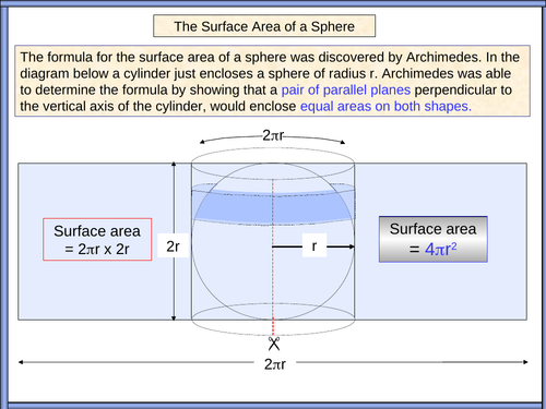 GCSE Edexcel Maths Shapes Surface Area