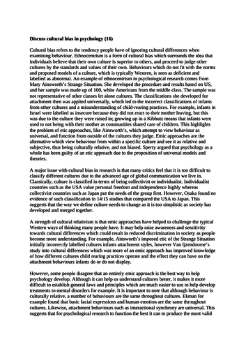 cultural bias 16 mark essay