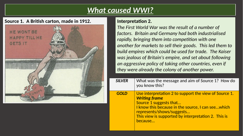 The causes of World War One