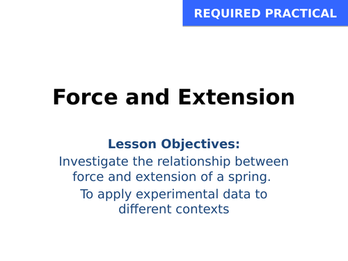 2018 AQA GCSE Physics Unit 1 (P1): Force and Extension Required Practical