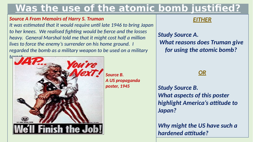 The Atomic Bomb