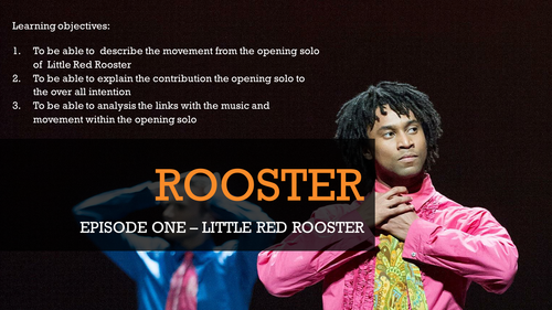 AQA Level Dance - Rooster - Little Red Rooster lesson