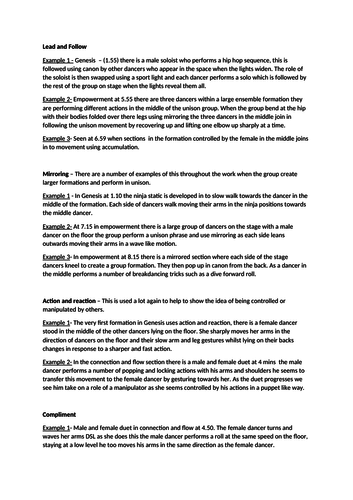 Examples of Relationships in Emancipation of Expressionism