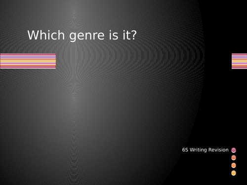 KS2 writing revision powerpoint SATS and end of term