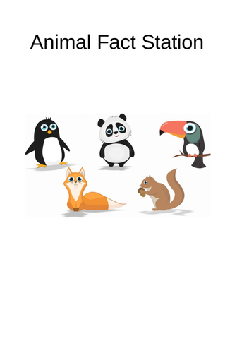 Animal fact station