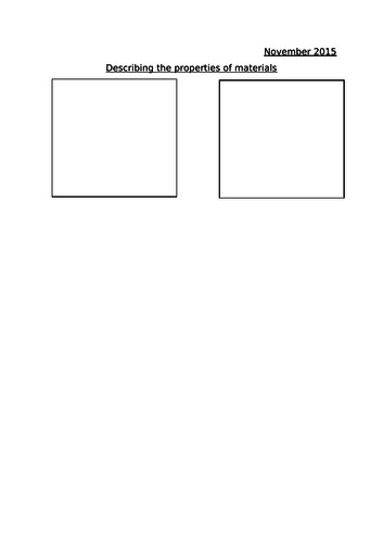 Properties of Materials