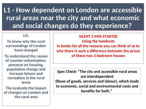 Edexcel B - GCSE - UKs Evolving Human Landscape