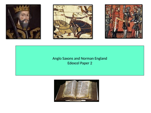 2019 History Edexcel 9-1 Anglo Saxon and Norman revision lesson