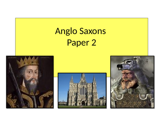 Edexcel History 9-1 Anglo Saxon Revision