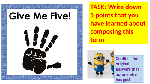 Powerpoint for composing chords