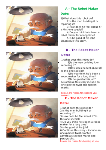 Picture Guided Reading - Character Collection