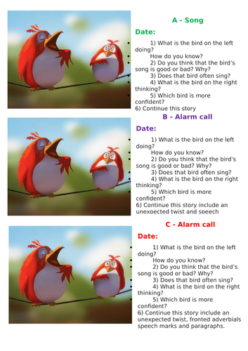 Picture Guided Reading - Thinking collection