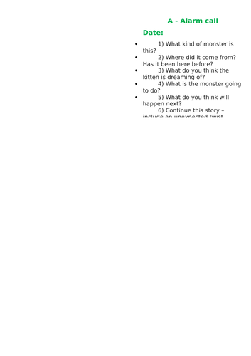 Picture Guided Reading - Prediction collection