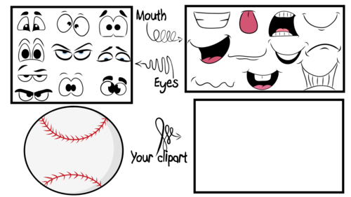 Sports Balls Cliparts- Cliparts Creator Kit: ADD-ON