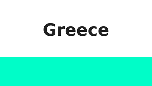 Modern Greece facts