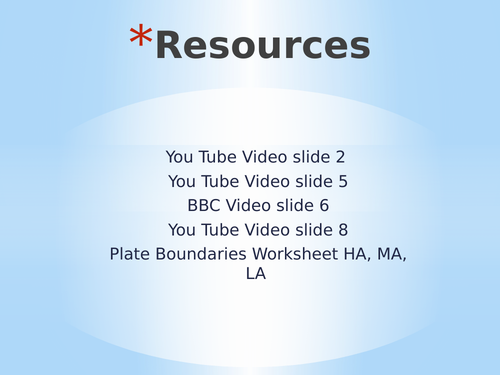 Lesson 3 Plate Boundaries