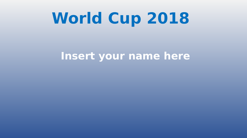 World Cup 2018