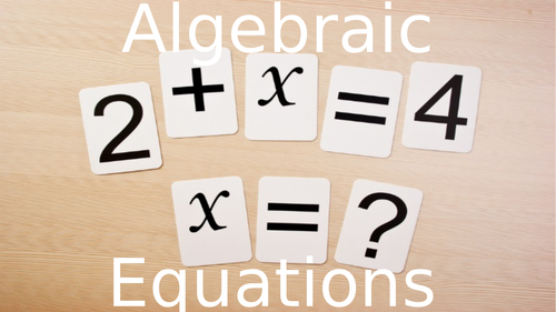 Basic Algebra (step-by-step) | Teaching Resources