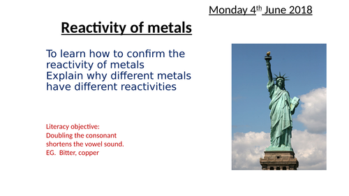Reactivity of Metals